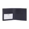 Coach Billfold Wallet 10 Classic Fashion Multi-Card Slot Double Fold Coated Canvas ID Card Holder Wallet Men wallet Denim Chalk-White CB924-QBOIZ