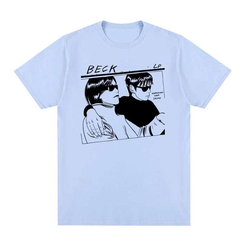 Beck Vintage Tshirt Anime Nostalgia mongolian chop squad Cotton Men T shirt New Tee Tshirt Womens Tops