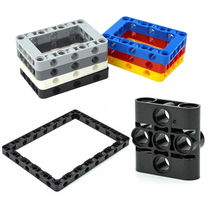 Технические подъемные балки MOC Кирпичи DIY Собирает Частицы 32348 Модифицированный Изогнутый Кирпич Образовательный 39793 39790 Строительные Игрушки
