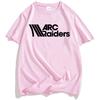 Игровая футболка ARC Raiders с принтом, с круглым вырезом, с коротким рукавом, хлопковая, мужская, унисекс, уличный стиль, свободная, повседневная, мужская, женская, футболка