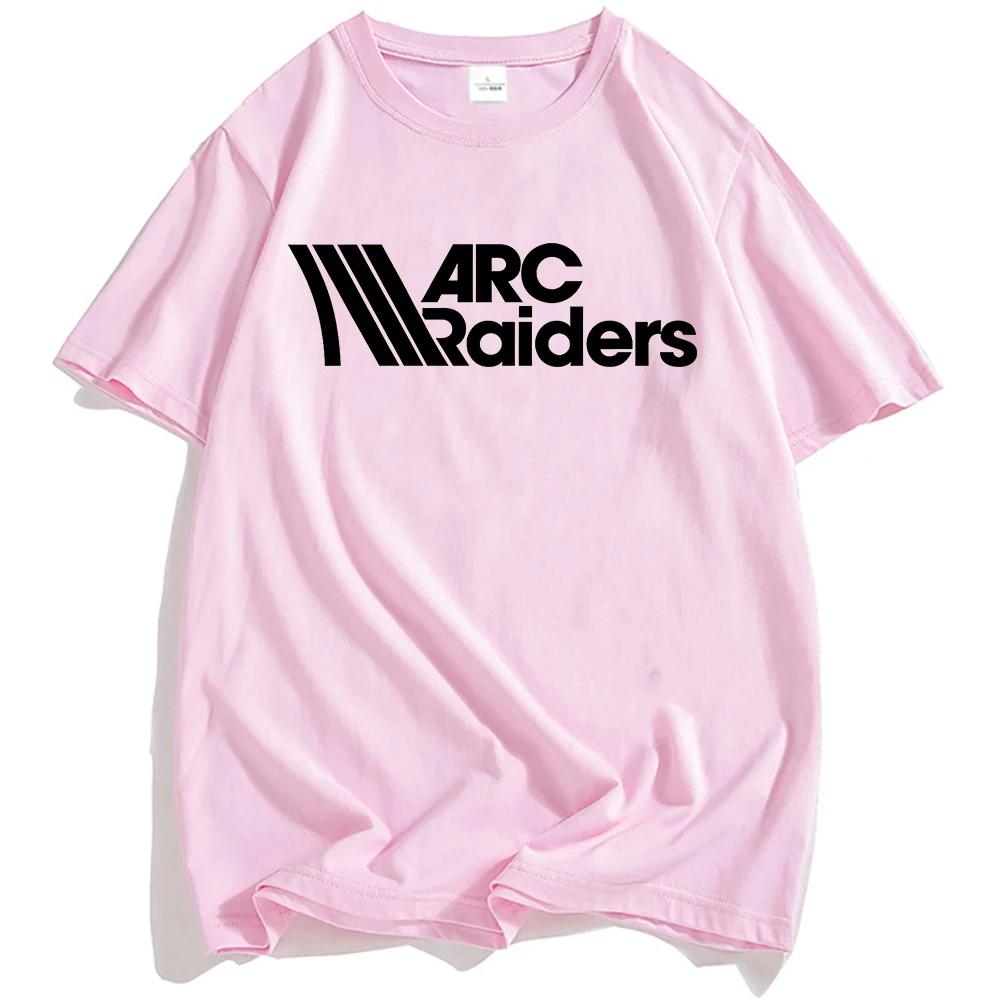 Игровая футболка ARC Raiders с принтом, с круглым вырезом, с коротким рукавом, хлопковая, мужская, унисекс, уличный стиль, свободная, повседневная, мужская, женская, футболка
