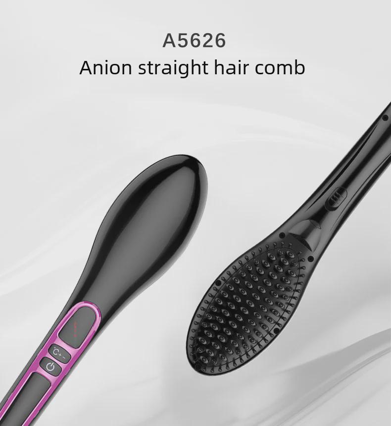 Электрический выпрямитель для волос Cross-Border Ionic LCD - быстрый и бережный к волосам