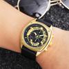 Men's Sports Watch Quartz Watch Military Watch Casual Men's Watch Analog Calendar Men's Watch Silicone Strap