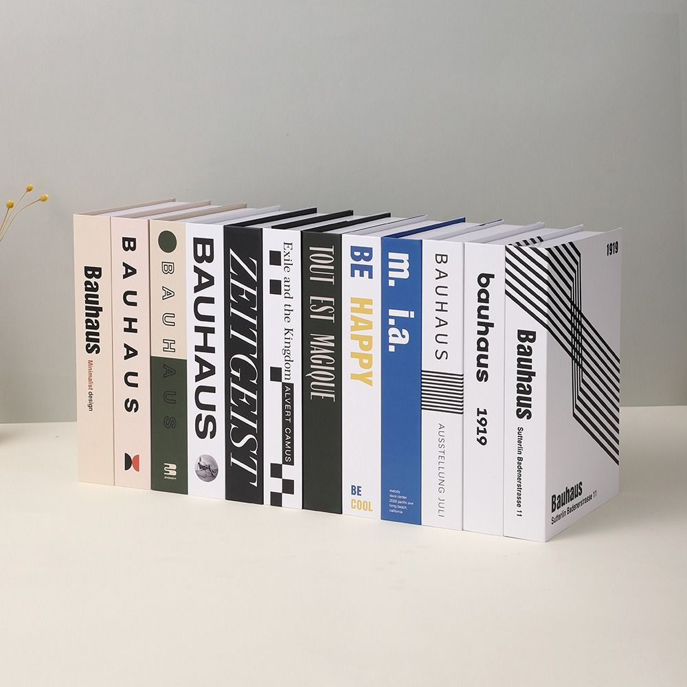 Креативные бумажные поделки Графические имитации книг Роскошные художественные фальшивые книги Нордический стиль Модель книги Образцы