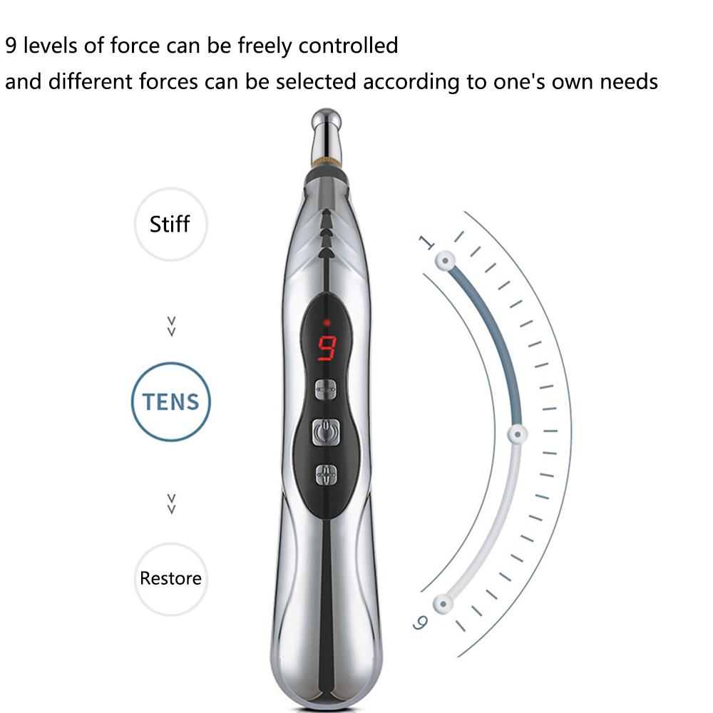 Acupuncture Pen Rechargeable Multi-Function 5-In-1 Electronic Massage Pen