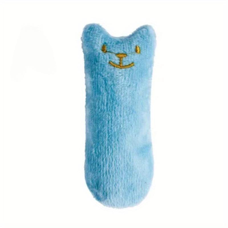 Игрушки из кошачьей мяты для шлифовки зубов, забавные интерактивные плюшевые игрушки для кошек, котенок, жевательная вокальная игрушка, когти, укус большого пальца, кошка, мята для кошек