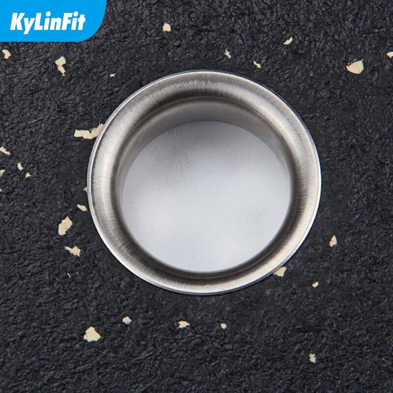 Colored Granule Rubber Coated Barbell Plate