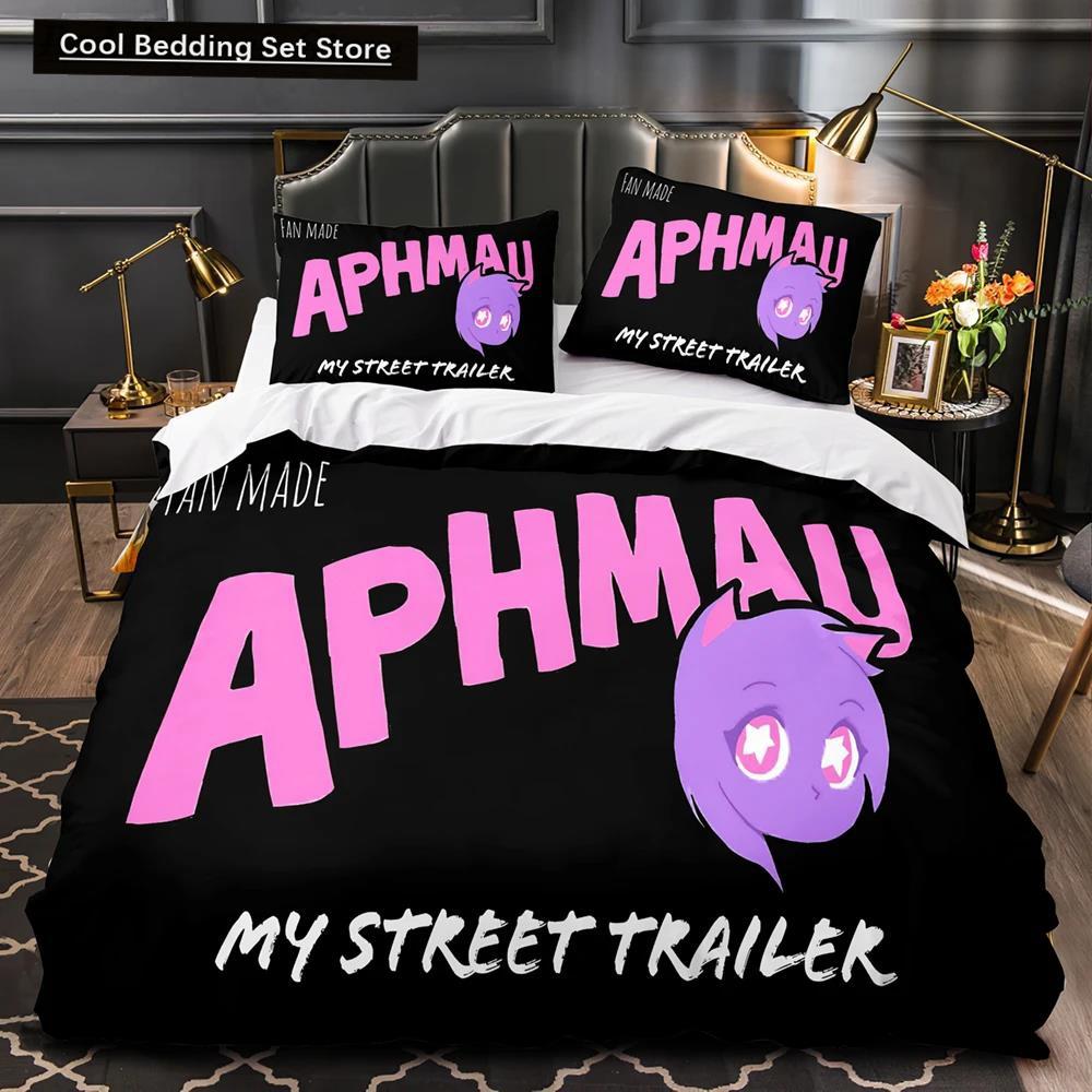 APHMAU Комплект постельного белья Single Twin Full Queen King Size Kawaii Aphmau Комплект постельного белья Aldult Kid Bedroom Duvetcover Sets 3D Print Anime Bed