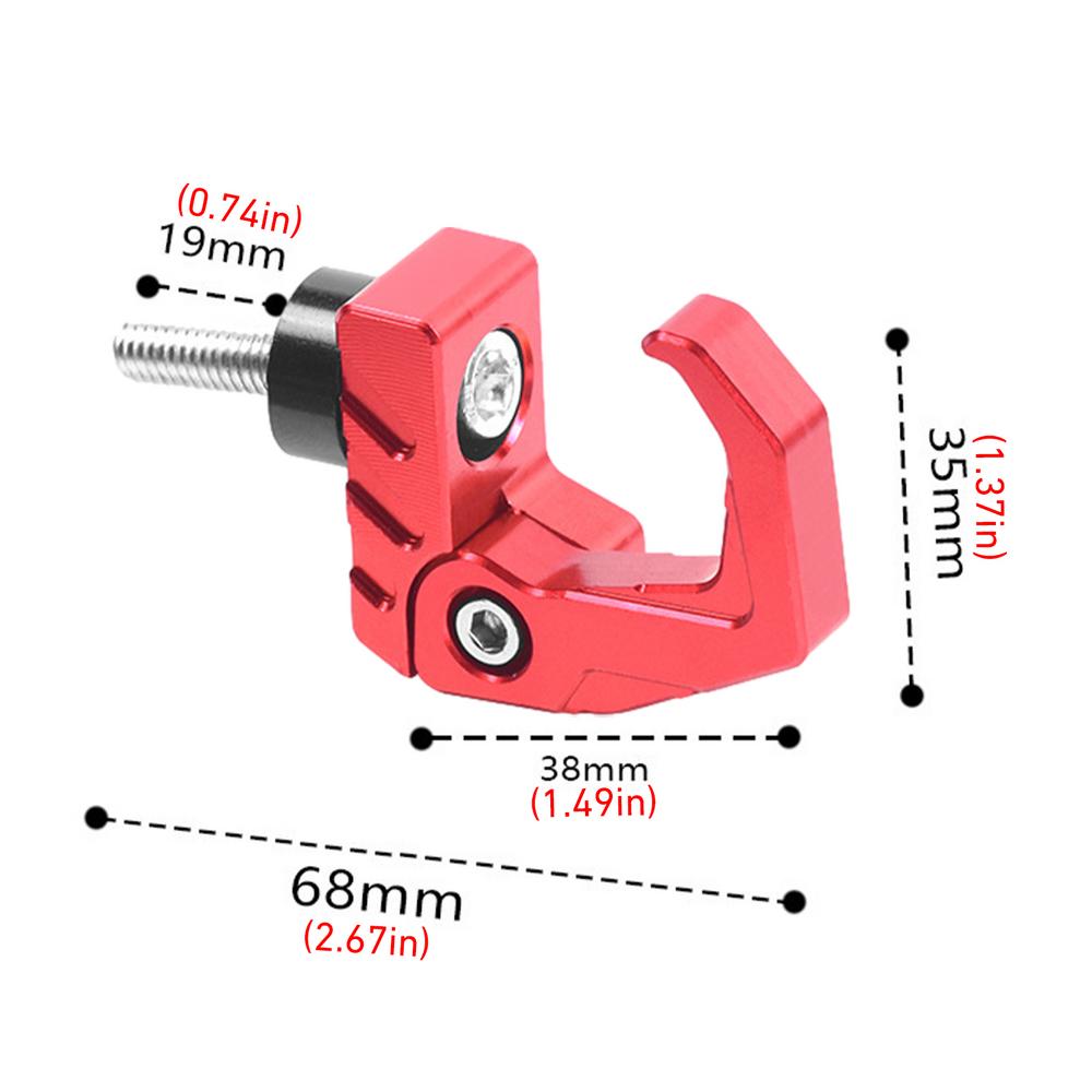 Складная стойка для шлемов Крючок для шлемов для скутера Вешалка для шлемов для скутера Вешалка для одежды из сплава Принадлежности для модификации мотоцикла
