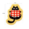 Diatom Mud Absorbent Coaster Cartoon Kitten Heat Insulation Coaster  for Home Office