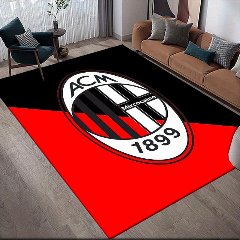 ACM Flannel Printed Carpet, Home Sofa Decoration for Living Room & Bedroom, Non‑Slip Play Flannel Floor Mat for Game Room