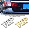 Car 3D Metal Sticker VIP Logo Car Styling Auto Car Body Trunk Mark Decoration Sticker Motorcycle Auto Sticker Car Accessories