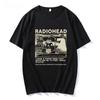 Radiohead T Shirt Men Vintage Classic Tees North America Tour Rock Boy Camisetas Hombre Hip Hop Unisex 100%Cotton Tops 80178