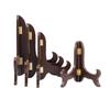 High End Book Home Decor Photo Wooden Bracket Plate Holder Picture Frame Holder Display Stand