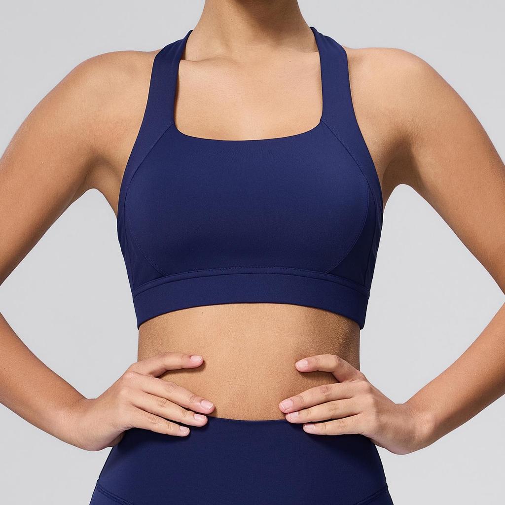 Европейский и американский спортивный бюстгальтер для женщин с высокой степенью поддержки и ощущением облака: Ударопрочный, Высокоэластичный Топ для Йоги для Бега и Фитнеса на Открытом Воздухе