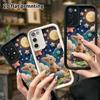 Phone Case: 2D Flat Design Suitable for Samsung Galaxy A34 A35 M05 M06 S20 S22 S21 FE Plus 5G Protective Case, Little Deer Under the Moon, Perfect Hol