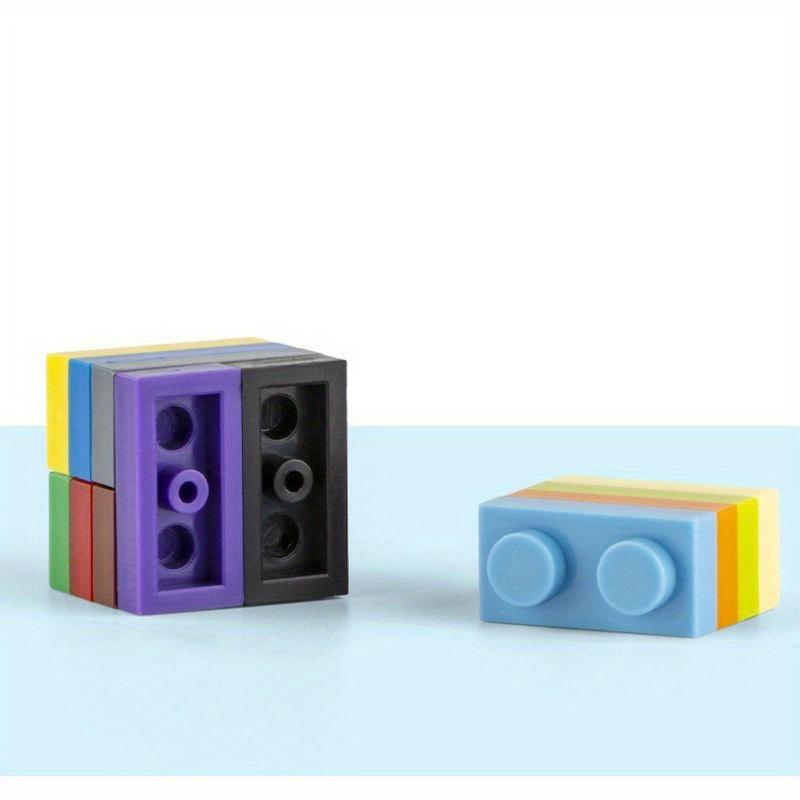 1x2 Точки 100 ШТ. Цветные Обучающие Креативные совместимые 3023 Размер MOC Строительные блоки Тонкие Фигурки Кирпичики Игрушки для Детей