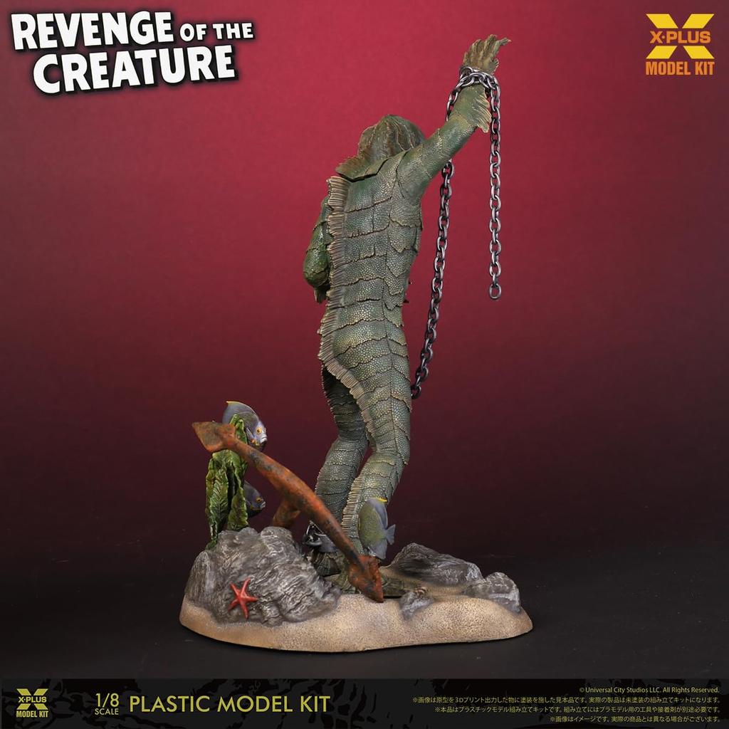 X-Plus: The Merman's Revenge 1/8 Scale Unpainted Plastic Model Kit