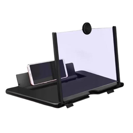 Mobile Phone Screen Magnifier 3D High-definition Magnifying Projector Screen Enlarger for Movies Videos Gaming Foldable Phone Stand