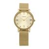 TIMEX Trend Watch, Quartz Movement, Water Resistant, Mineral Glass, Gold Dial, Unisex, TW2W19300 [Authentic]