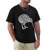 Kiwi Maori Polinesian Bird Watching Tshirt Graphic Print Short Sleeve Tshirt