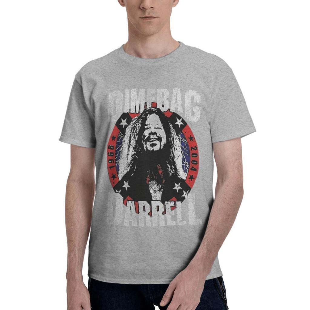 Футболки с принтом Dimebag Darrell Tribute, 100% хлопок, повседневные, дышащие, удобные, аниме, смешные, мужские, одежда для мужчин