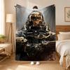 Игровое одеяло Delta Force, 240 г, фланелевое, подходит для диванов, кроватей, офисов, изысканный подарочный плед