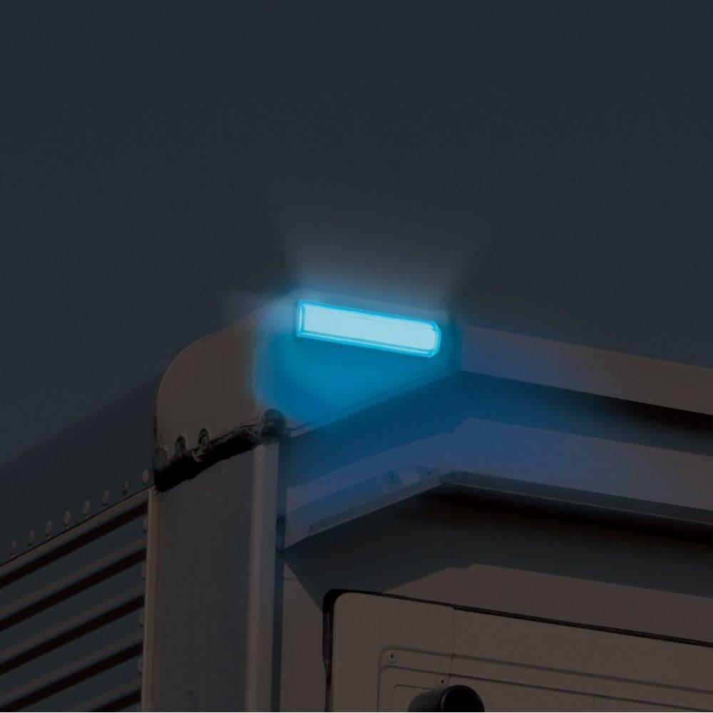 Tsuchiya Yac Car Accessories Compatible LED Flashing Vehicle Marker Light Blue 12/24V CE-429