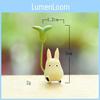 Resin Cartoon My Neighbor Totoro Miniature Garden Decor With Leaf Design For Home Office Gift