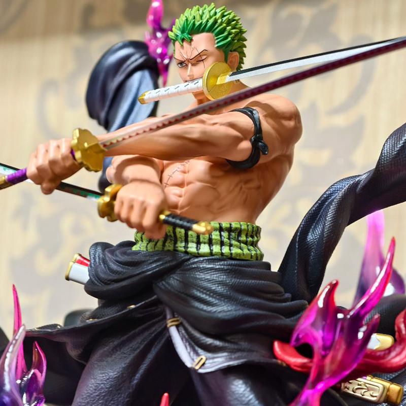 ГОРЯЧАЯ Новая фигурка Аниме Зоро One Piece Jt Статуя Полный ассортимент Взбешенный ПВХ Статуя Коллекция Модель Украшение комнаты Рождественские подарки