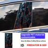 Predator Car Stickers Car B-pillar Decal Waterproof Stickers Auto Center Pillar Sticker Cover Scratches Vehicle Decor Accessorie