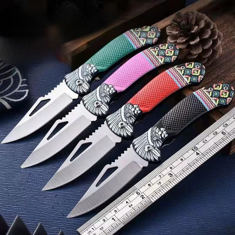Складные лезвия из нержавеющей стали, маленькие карманные ножи, военные тактические ножи, многофункциональный инструмент, ручные инструменты для выживания и охоты и рыбалки, походный нож на открытом воздухе