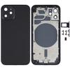 Back Housing Cover with SIM Card Tray & Side Keys & Camera Lens for iPhone 12 Mini