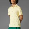 Adidas Originals Trefoil SS25 Серия для гольфа Модная Удобная Универсальная Футболка-поло с коротким рукавом Мужские топы Светло-желтый JM8257