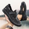 Summer Men's Casual Shoes Large Size Breathable Mesh Casual Sneakers Sandals for Men Mens Leather Sandals