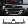 For BMW G30 5 Series 2018- Car Central Control Air Outlet Vent Decor Cover Trim Sticker Carbon Fiber Interior Accessories