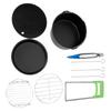 7in Kitchen Electric Fryer Accessory Cake Pan Pizza Plate Silicone Pad Grill Skewers Clamp