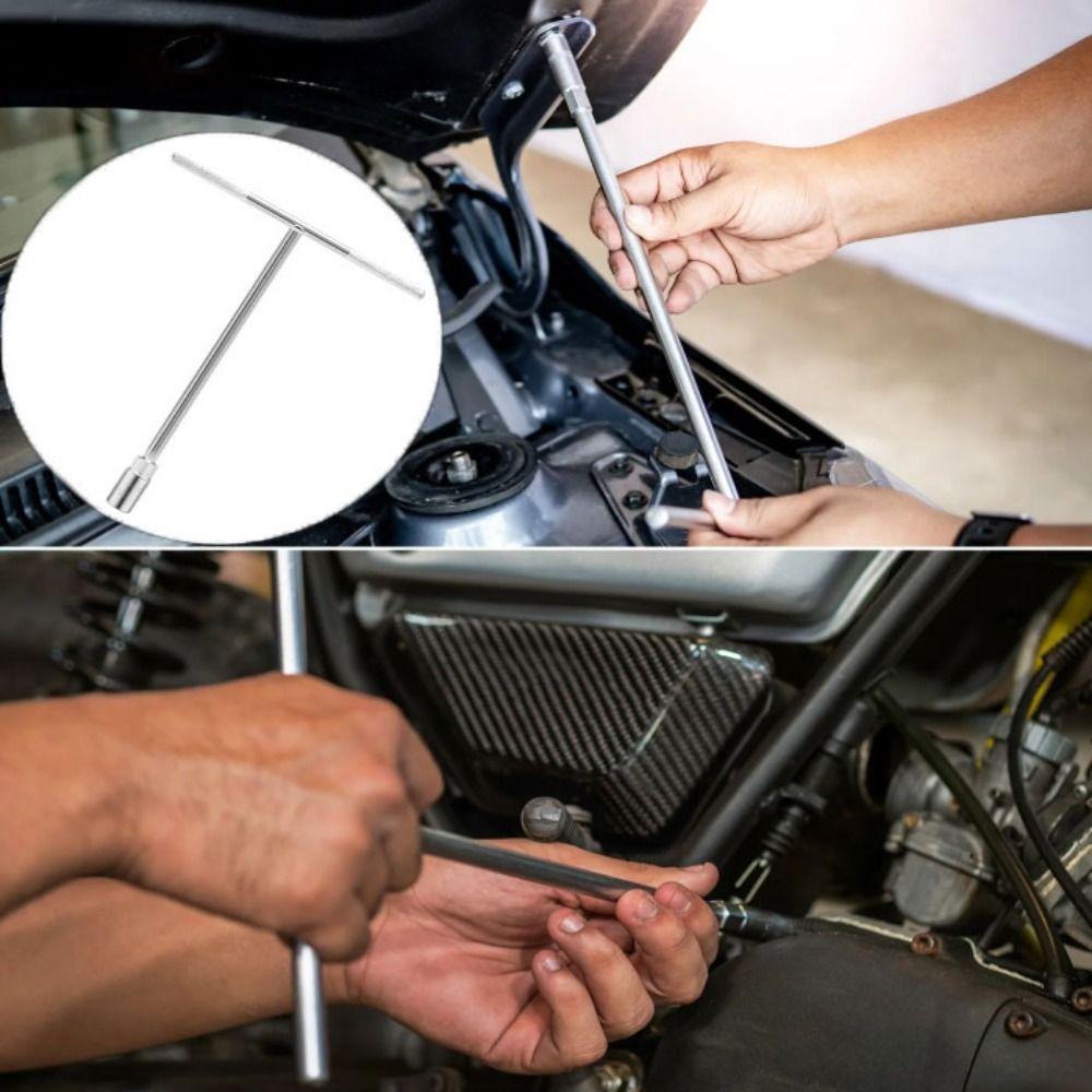 CR-V Steel Universal Socket Wrench Lengthen Design Allen Key Wrench Hex Socket Wrench Car Repair