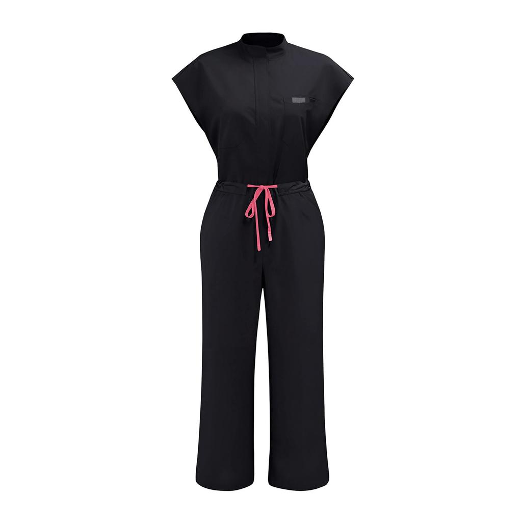 Women's Wide Leg Jumpsuit Scrub Uniform