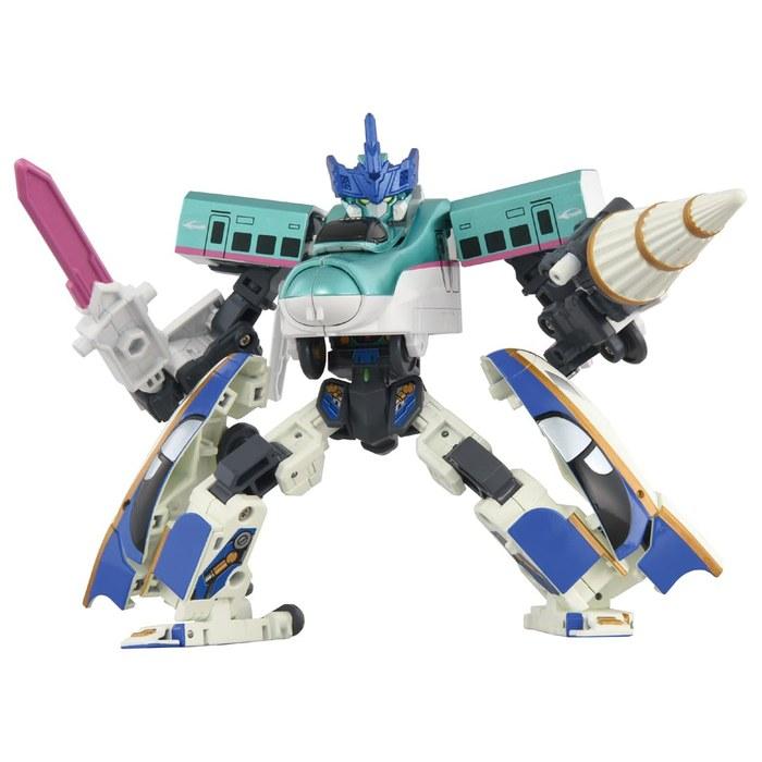 Takara Tomy Plarail SGX Shinkalion E5 Hayabusa + E7 Kagayaki Link Combination Set, Train Toy, 3+ years, 6 x 35 x 21 centimeters