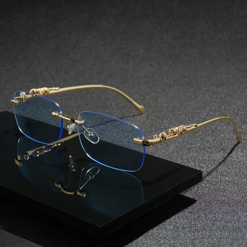 Узкие модные очки для мужчин и женщин, трендовая прямоугольная металлическая оправа, классические оттенки, декоративные очки