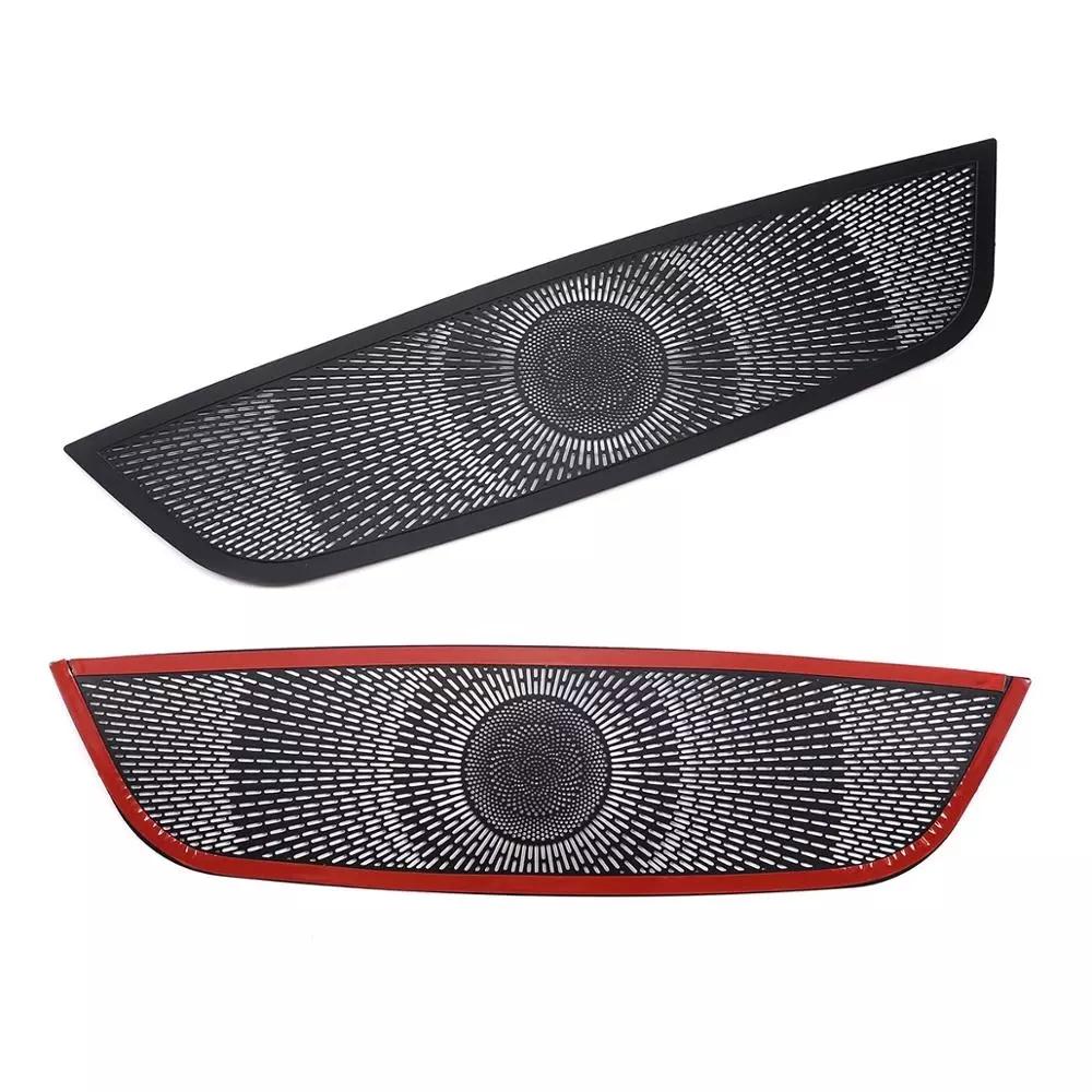Aluminum Alloy Black Car Dashboard Speaker Cover Trim Sticker For Land Rover Discovery Sport  Auto Styling