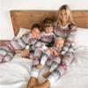 Autumn and Winter Women's Christmas Printed Homewear Suit Mum's Pajamas