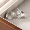 925 Sterling Silver Vintage Shinning Moon Shape Earrings For Women Trendy Earring Jewelry Prevent Allergy Party Accessories Gift