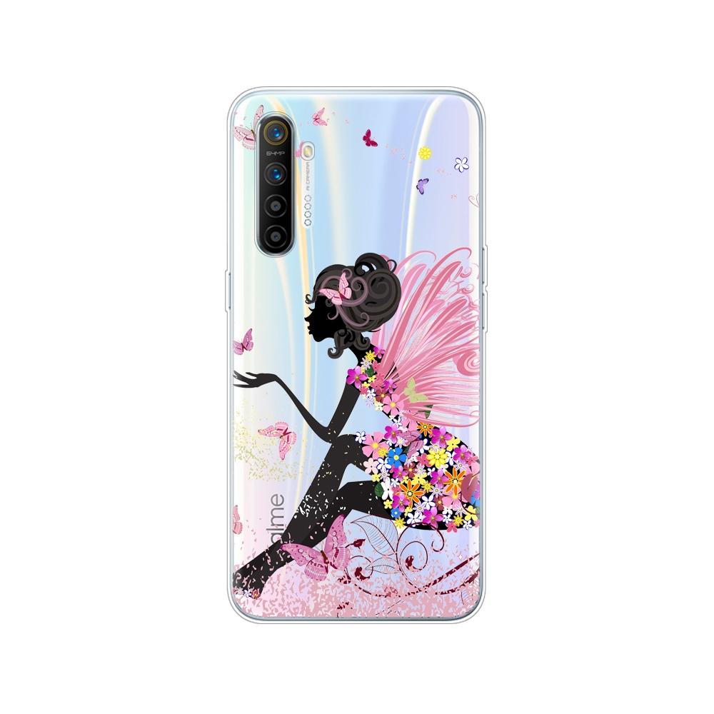 Для Realme XT Чехол RMX1921 Мягкий TPU Телефон Задняя Крышка Для OPPO RealmeXT Чехол Силиконовый Бампер Сумка Коке 6.4 дюйма