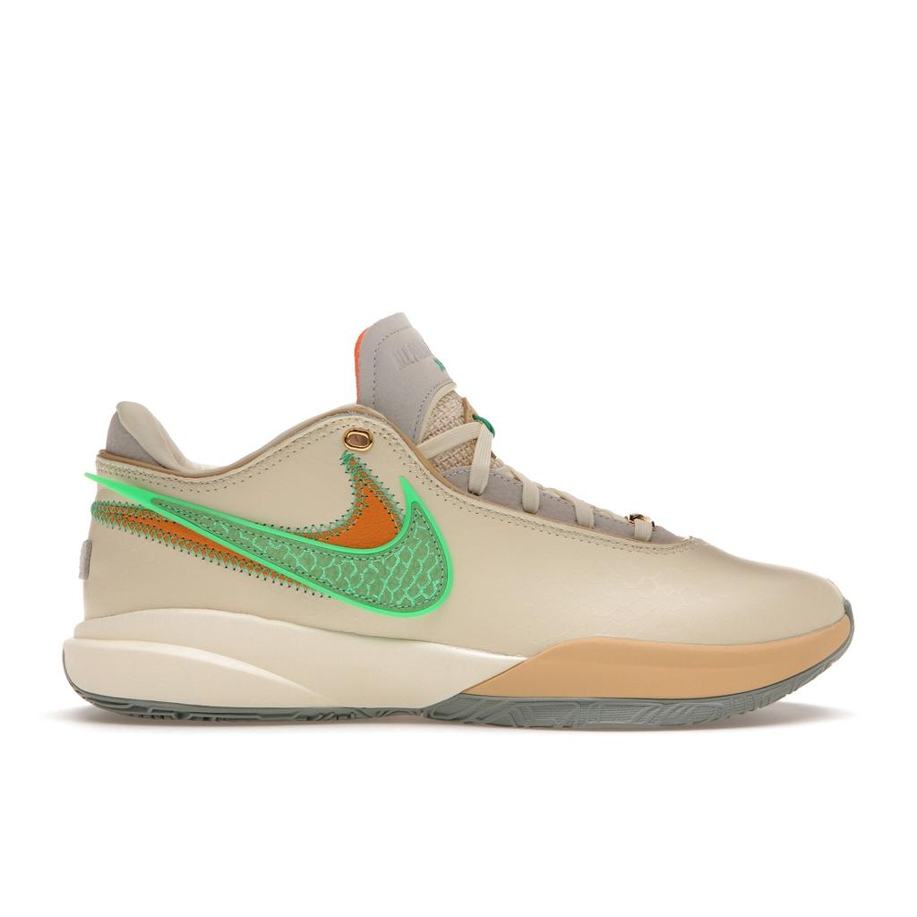 Florida A&M University X A.P.B. X Nike LeBron 20 From Tally To The World - Coconut Men Sneakers Cream Coconut-Milk Electric-Algae FN8263-100