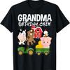 Grandma Birthday Crew Farm Animals Barnyard Tractor Party T-Shirt