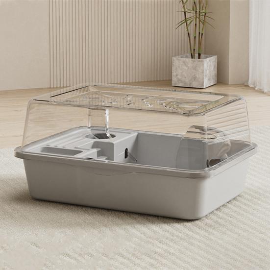 Большая клетка для хомяка, открывающаяся сверху, клетки для морских свинок с бутылкой с водой, колесо для упражнений, двухслойный домик для маленьких животных, для кролика, мышей, ежа