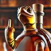 Tortoise Whiskey Bottle Sea Turtle Styling Design Glass Decanter Party Companion Decanter Bar