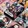 Demon Slayer: Kimetsu No Yaiba Lomo Card Photocard 60pcs Sticker 32pcs Tanjiro Nezuko Shinobu Anime Photocard Goods